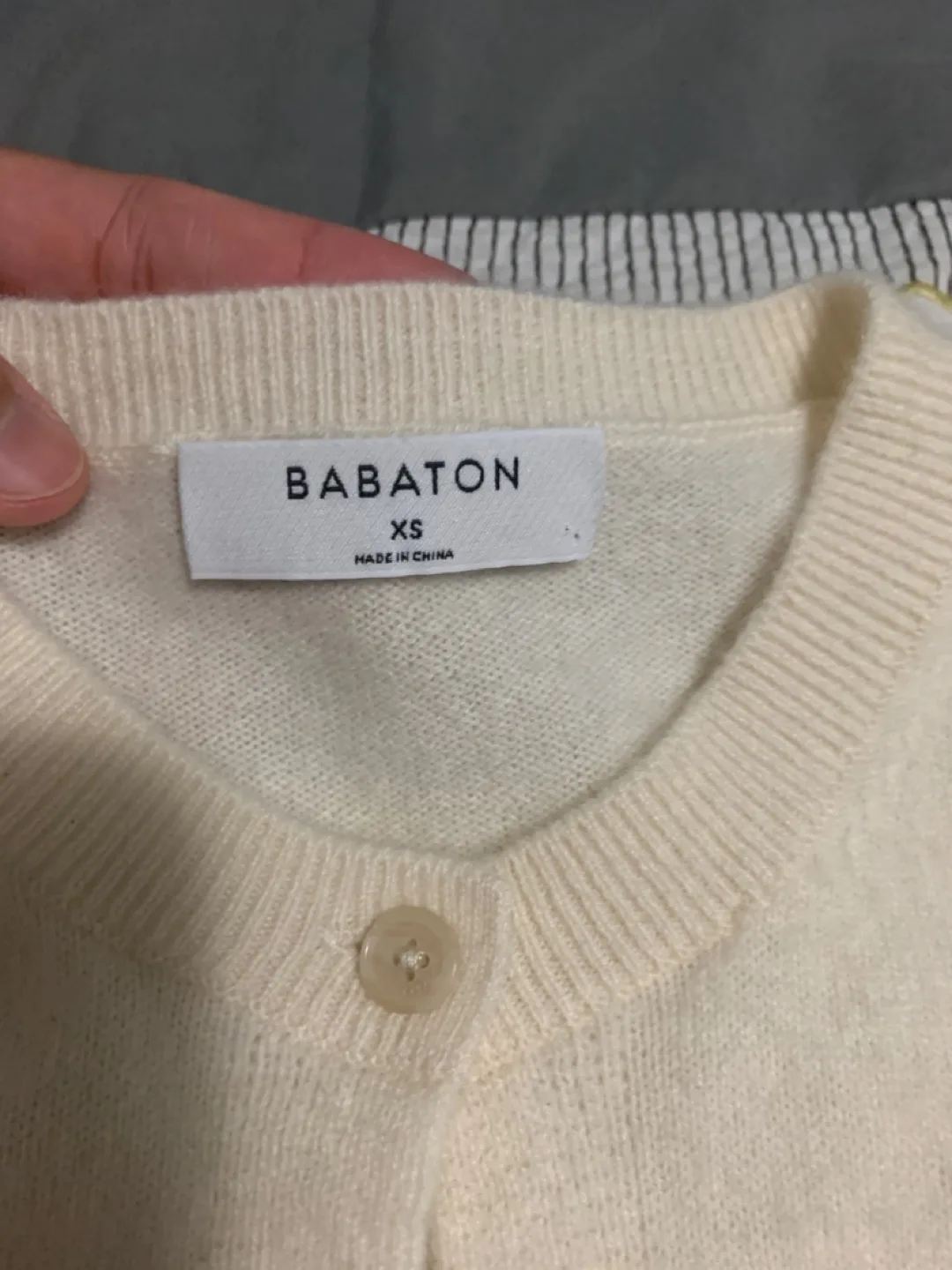 Babaton Cream Cardigan - Size XS image indicator(2)