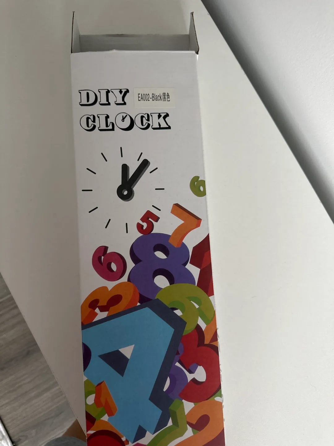 DIY Clock EA002 - Black thumbnail