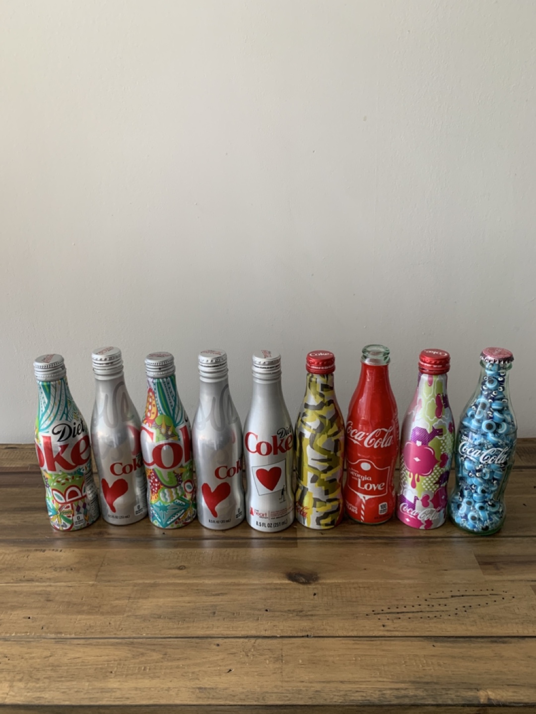 FREE- Decorative Coca-Cola Aluminum Bottles (8.5 fl oz)