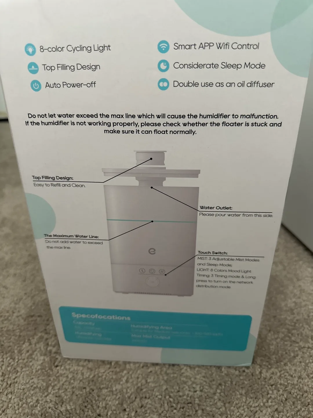 e Humidifier HMW-36US image indicator(2)