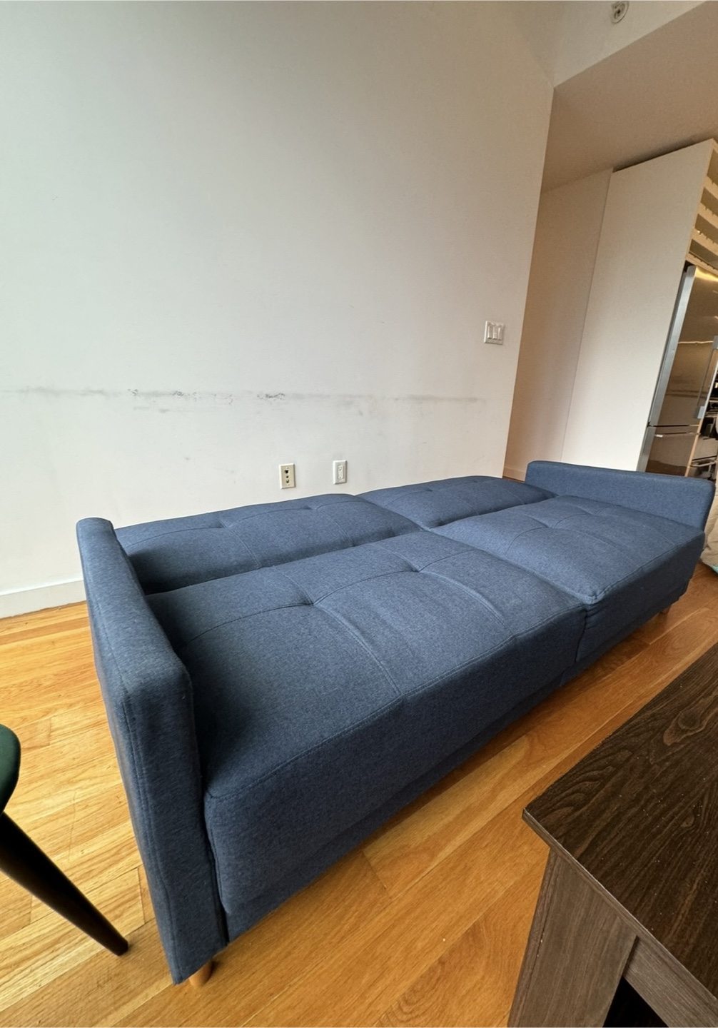 Blue Futon Sofa Bed - photo 5