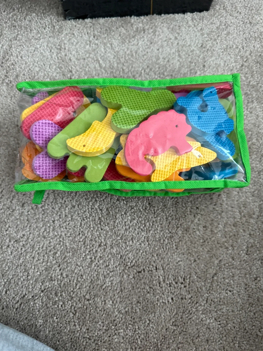 Foam Animal Puzzle Pieces in Bag thumbnail