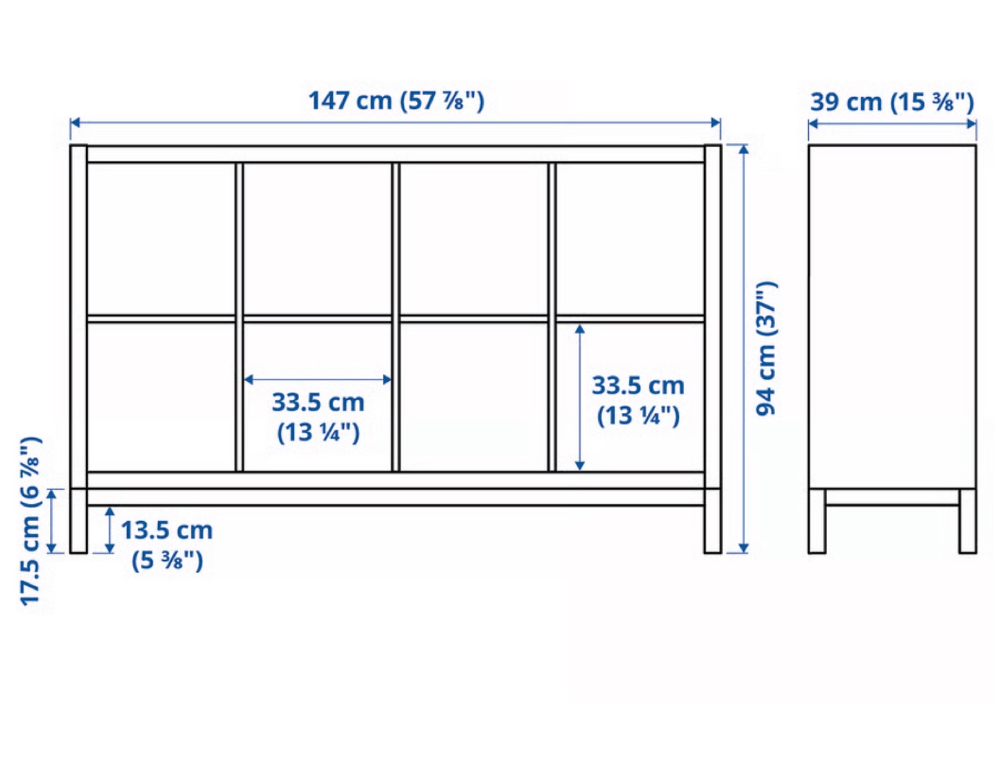 IKEA Kallax Shelf Unit - White (Pickup Only) - photo 2