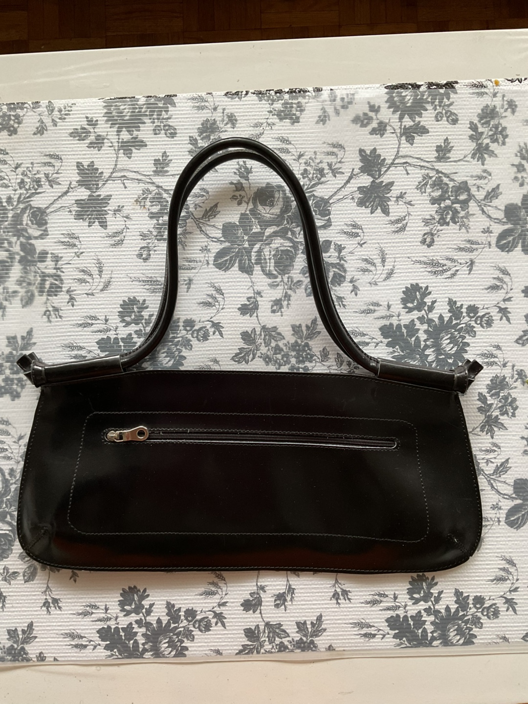 Vintage Black Leather Handbag