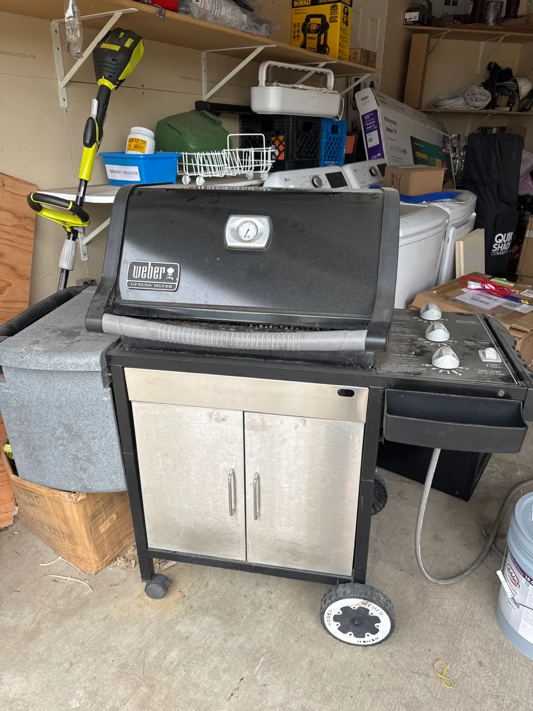 Weber Genesis Silver BBQ Grill thumbnail