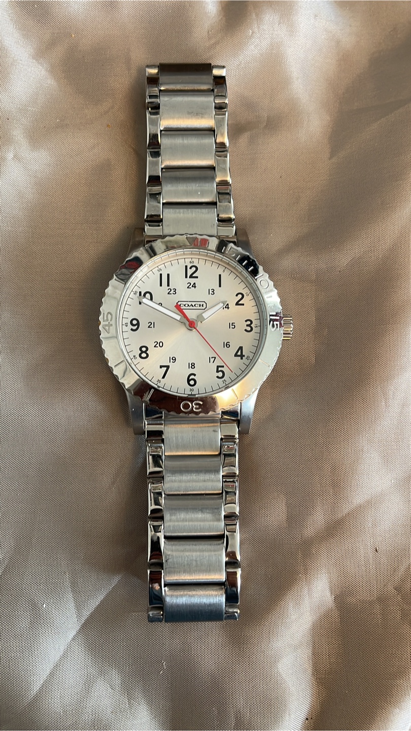 Coach Silver Stainless Steel Men’s Watch - photo 4