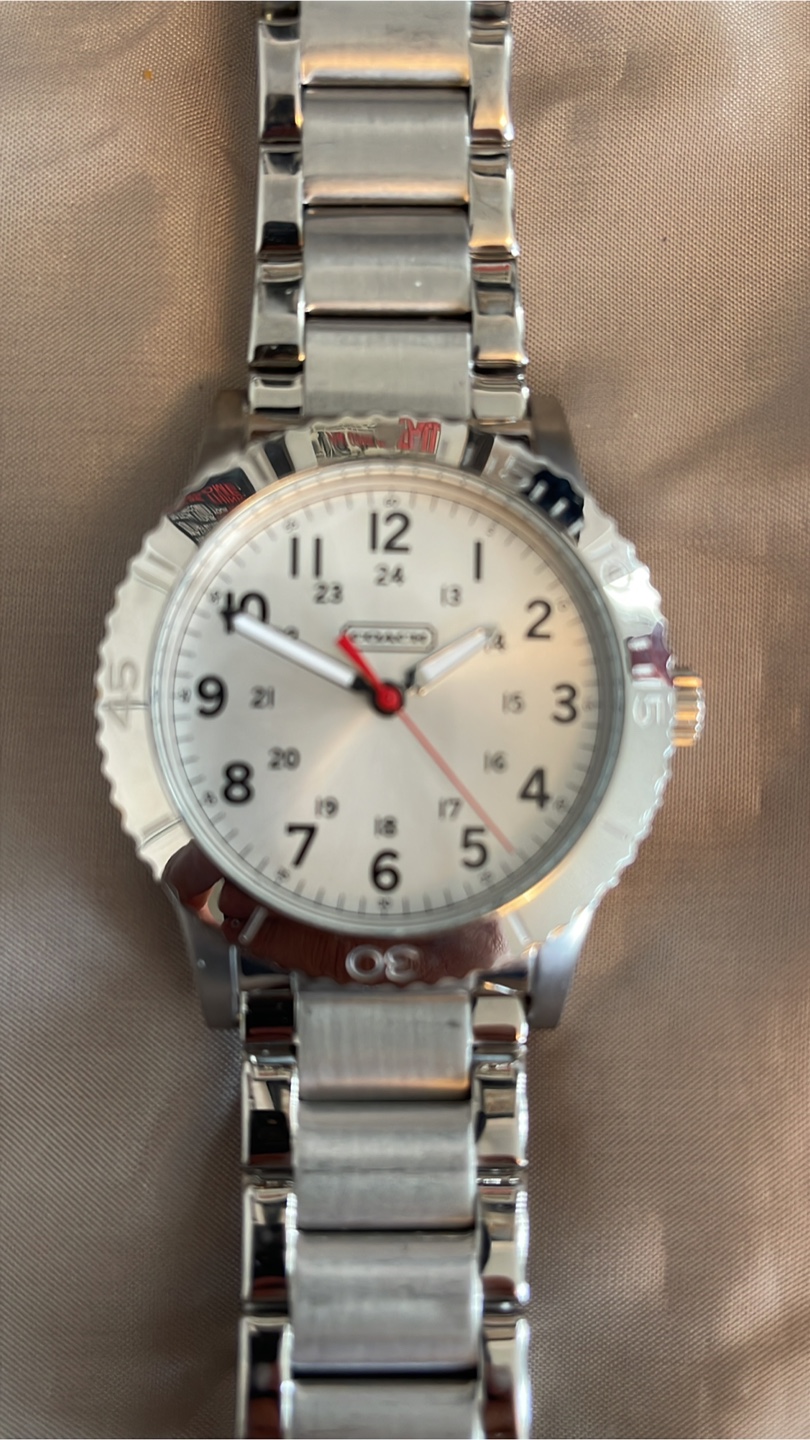 Coach Silver Stainless Steel Men’s Watch