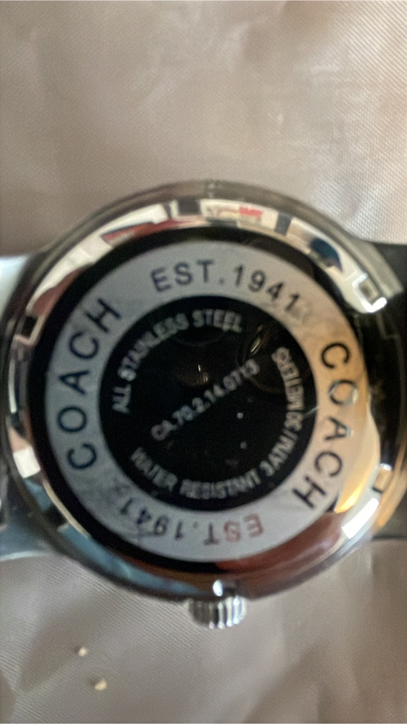 Coach Silver Stainless Steel Men’s Watch - photo 2