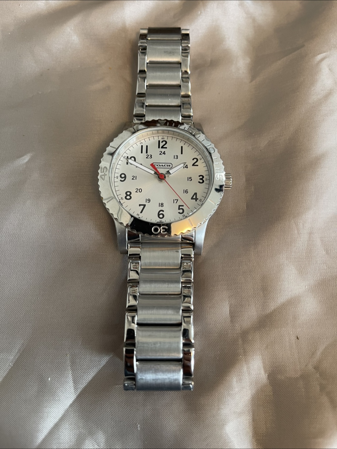 Coach Silver Stainless Steel Men’s Watch - photo 3