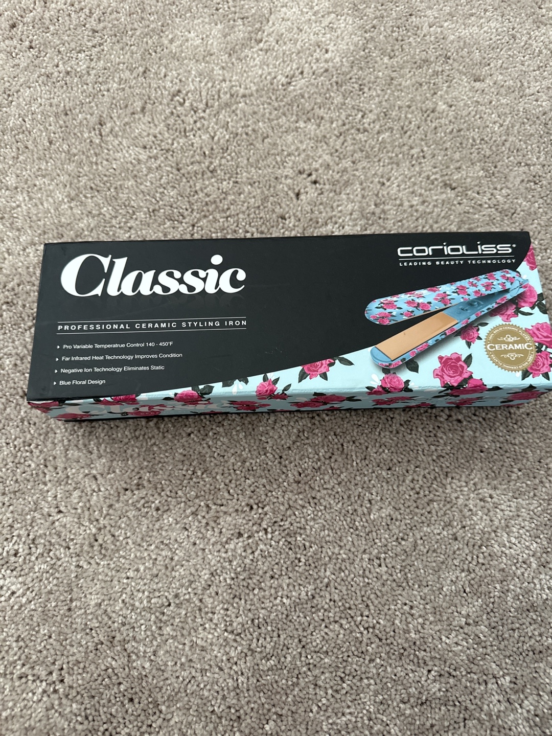 Corioliss Classic Professional Ceramic Styling Iron - New - photo 2
