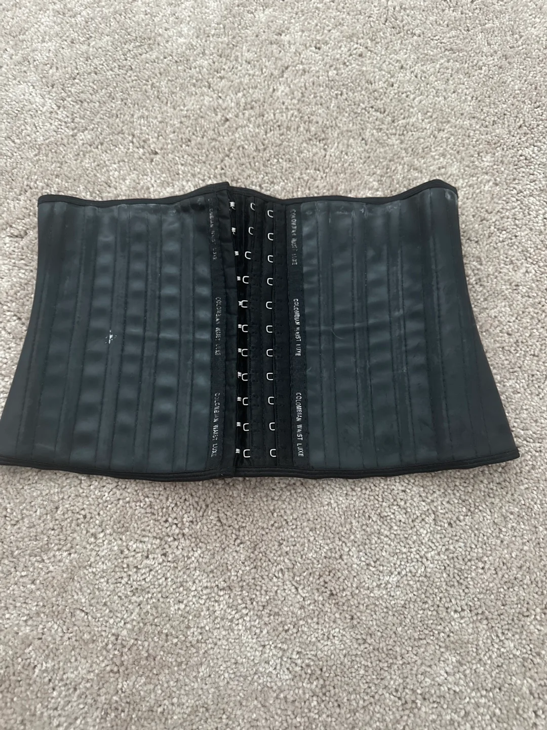 Colombian Waist Luxe Black Corset thumbnail