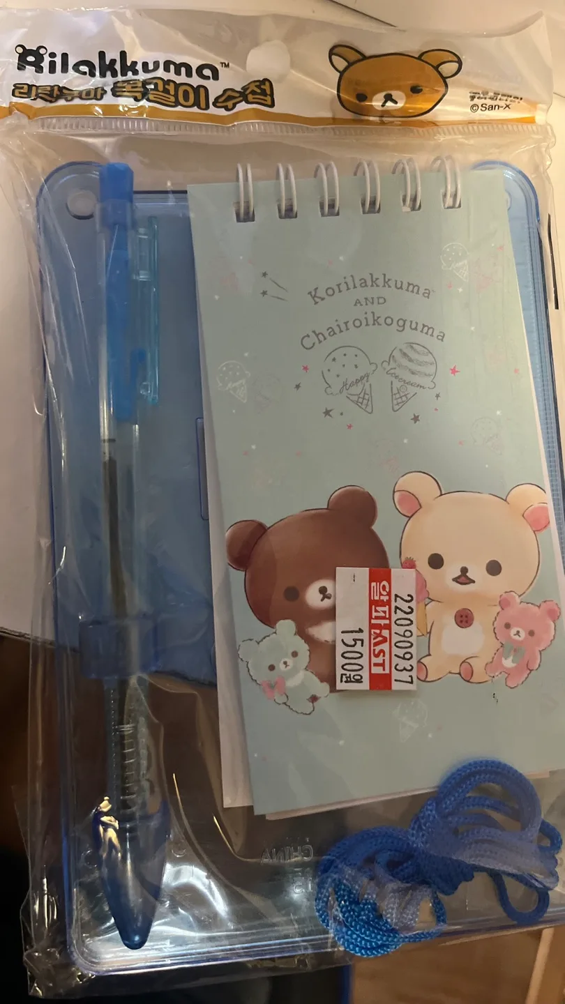New Rilakkuma & Chairoikoguma Notepad Set thumbnail