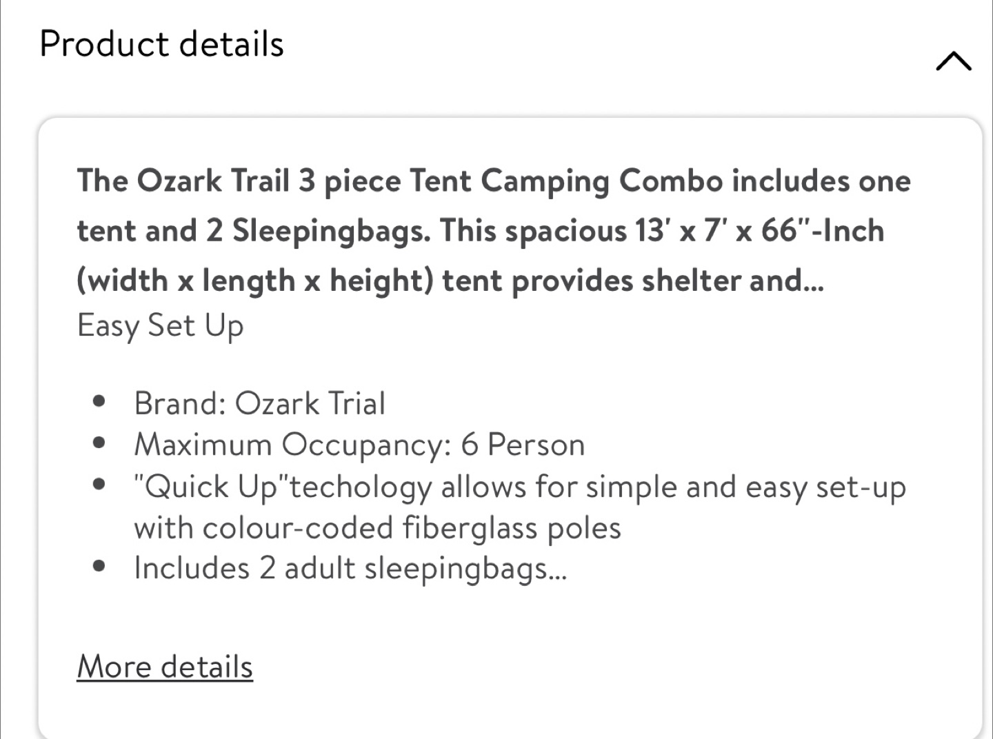 Ozark Trail 3-Piece Camping Combo - Blue - photo 5