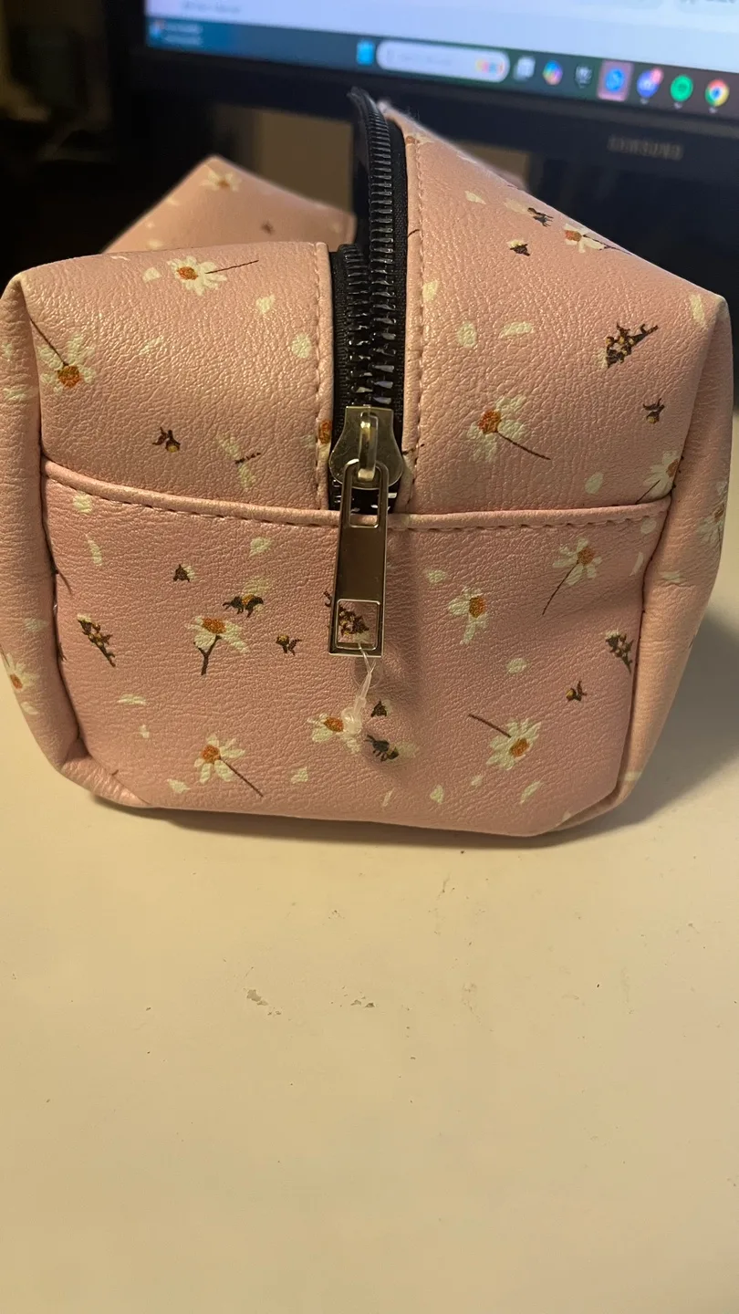 Coach Floral Print Cosmetic Bag thumbnail