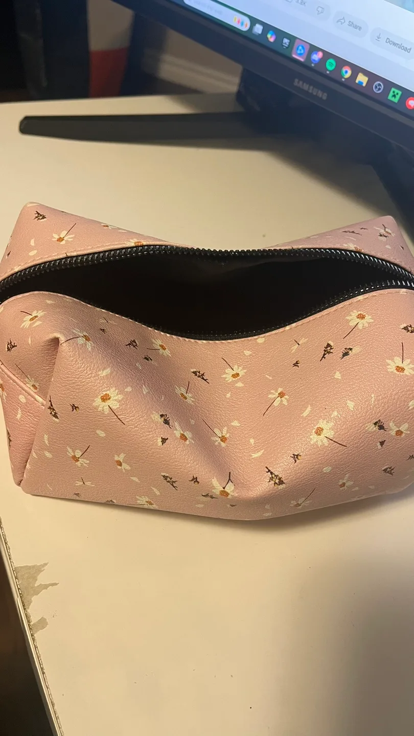 Coach Floral Print Cosmetic Bag image indicator(2)