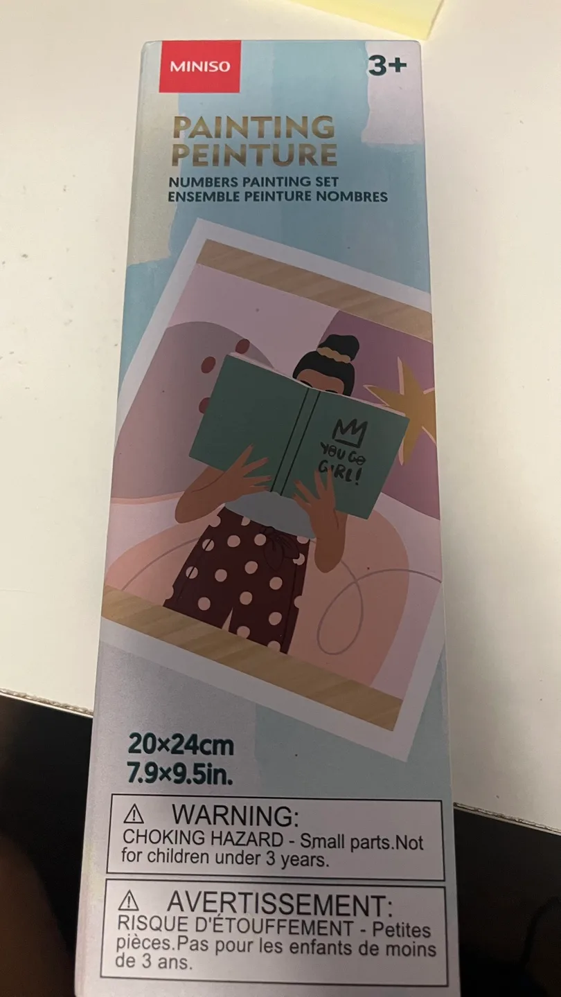 Miniso Numbers Painting Set 20x24cm thumbnail