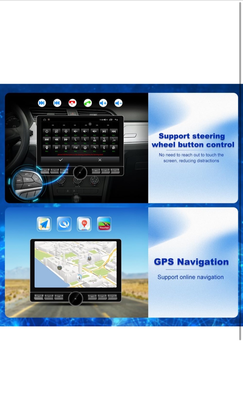 Car Stereo with CarPlay & Android Auto, 4+64G - photo 4