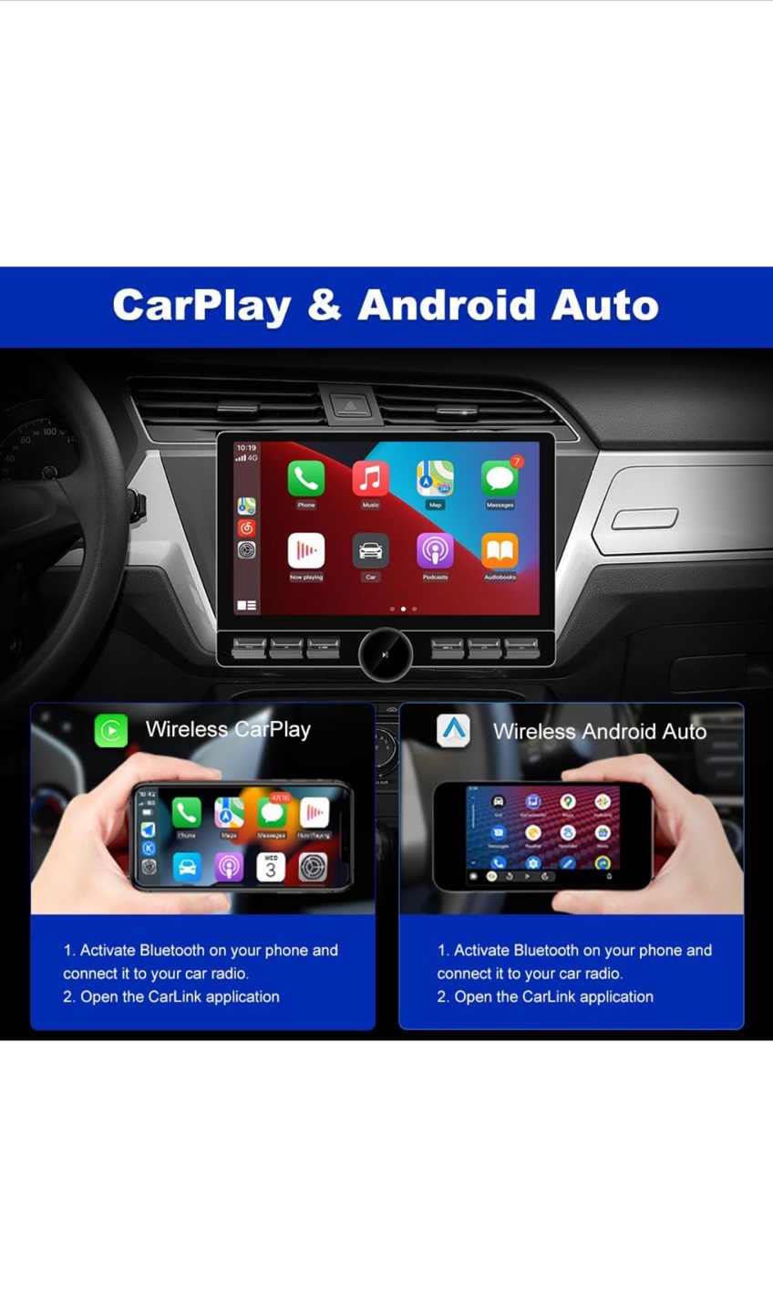 Car Stereo with CarPlay & Android Auto, 4+64G - photo 2
