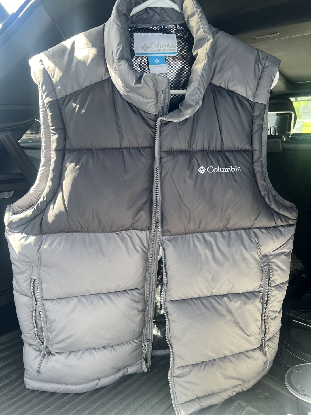 Columbia Puffer Vest - Grey, Size S - photo 2