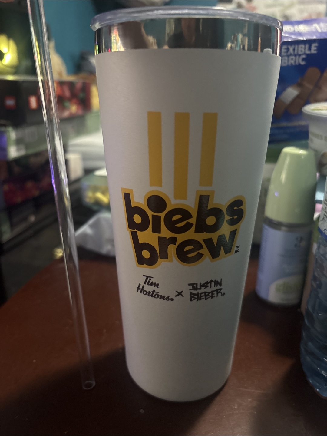 Tim Hortons x Justin Bieber Biebs Brew Tumbler