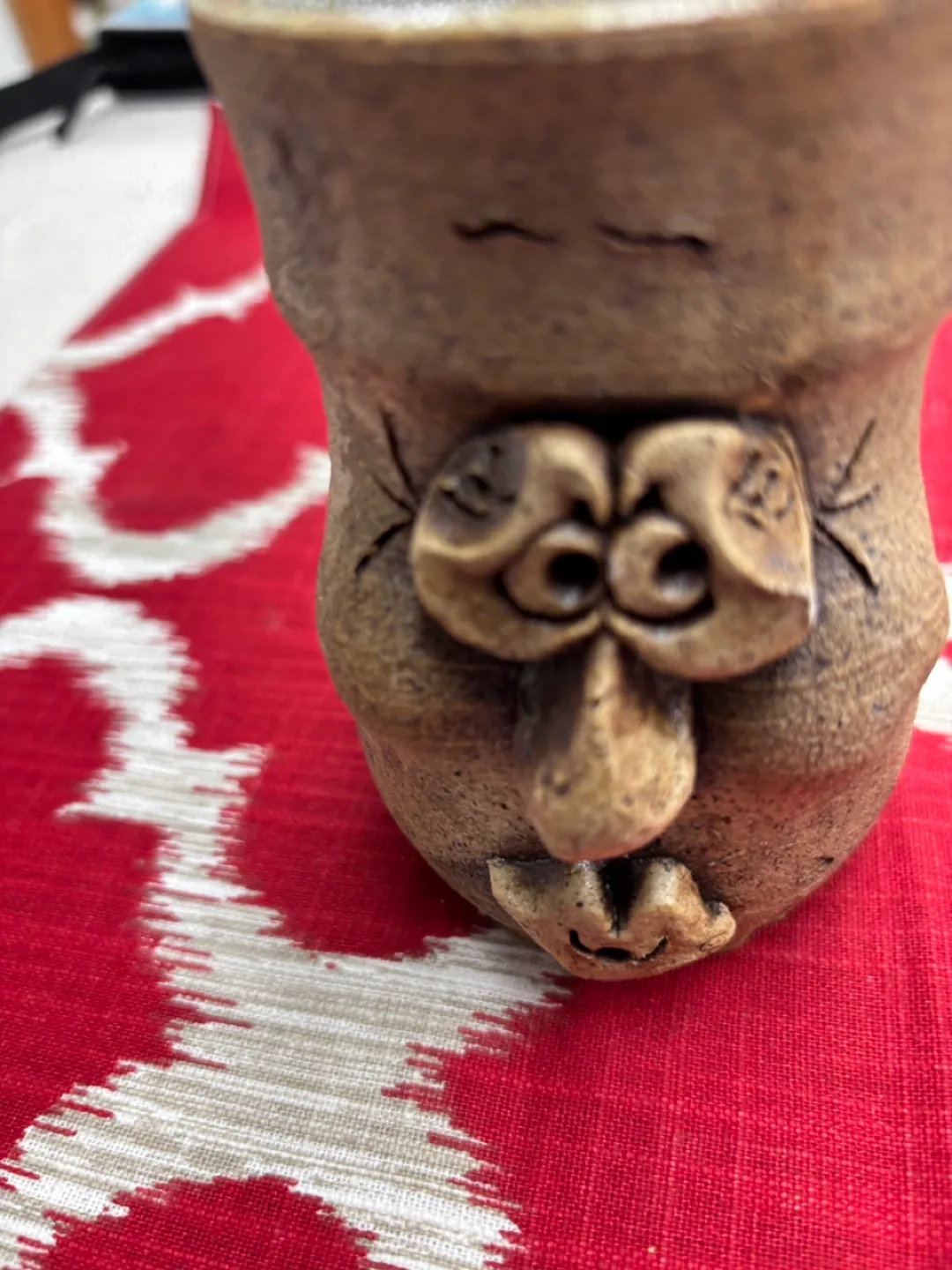 Handmade Ceramic Face Mug thumbnail