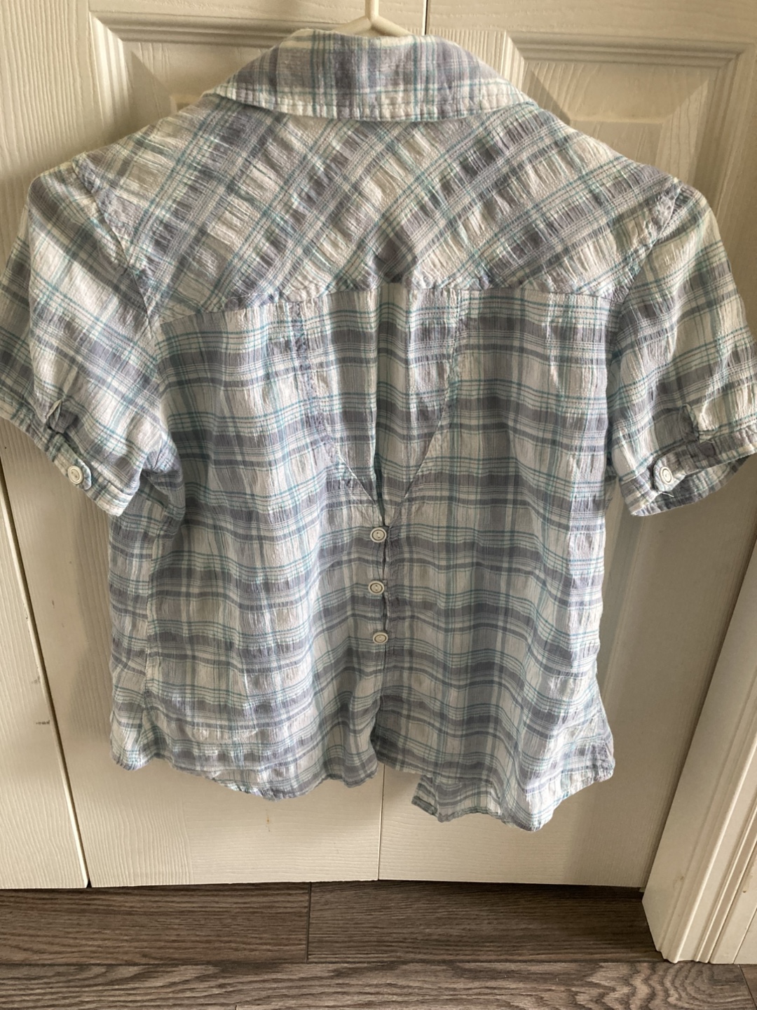 Reitmans Petites Plaid Button-Down Shirt, M/M - photo 3