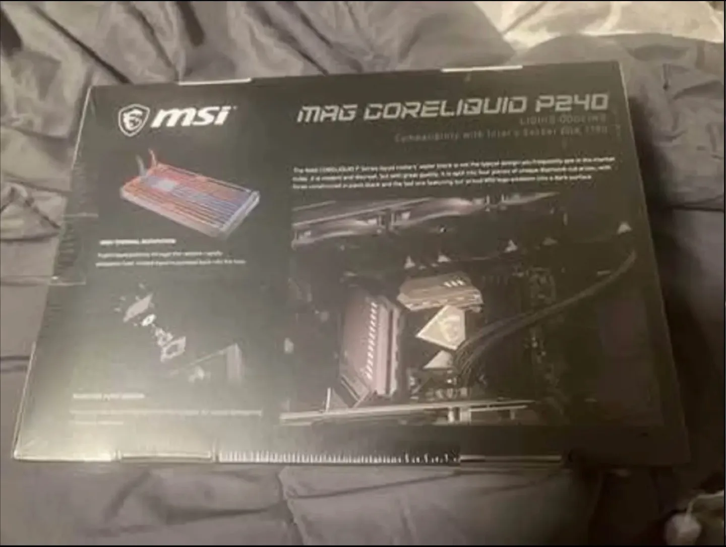 MAG CORELIQUID P240 Liquid CPUCooler w/ Dual 120mm Fans image indicator(2)