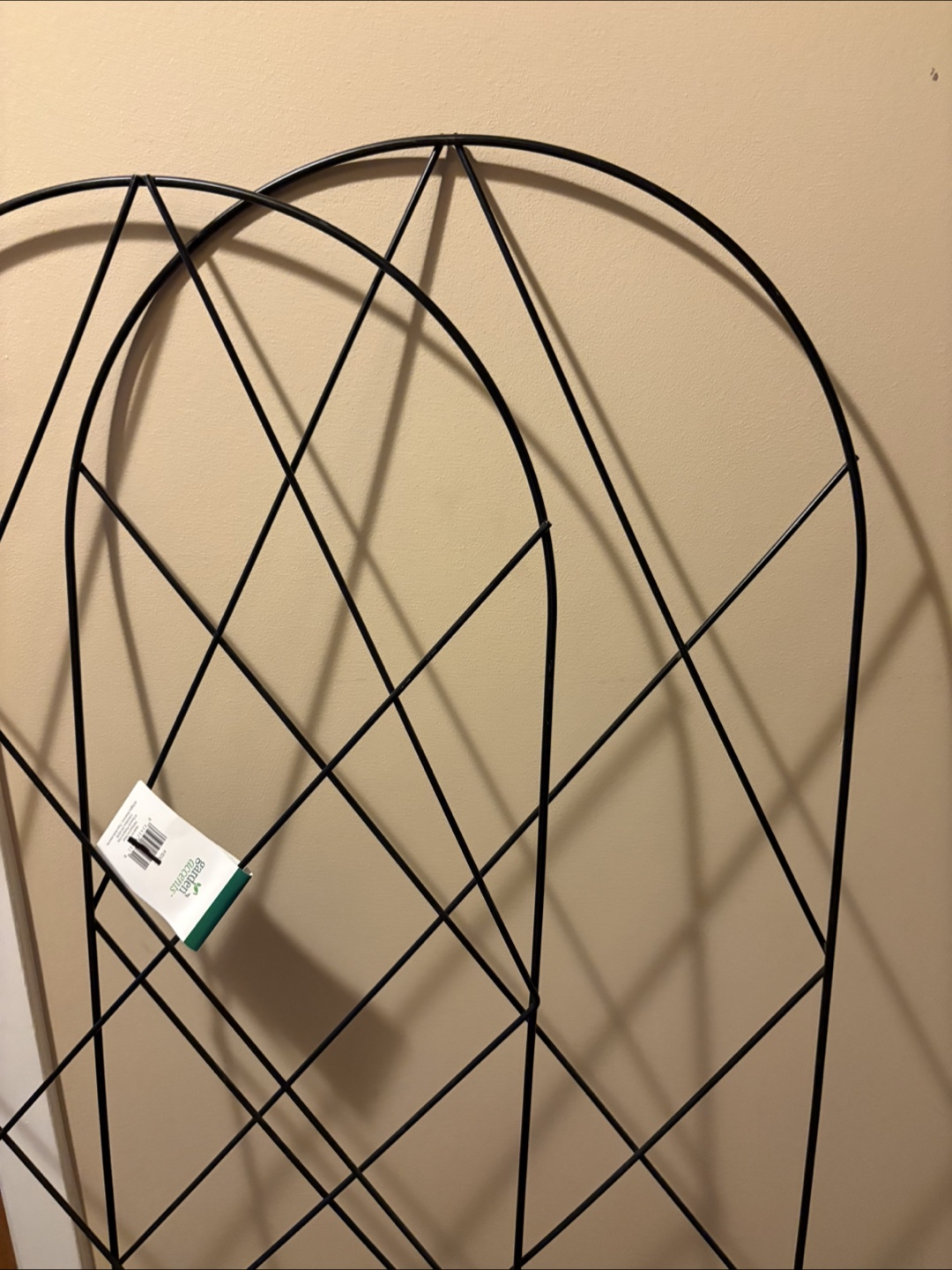 2 New Panacea Black Garden Trellises
