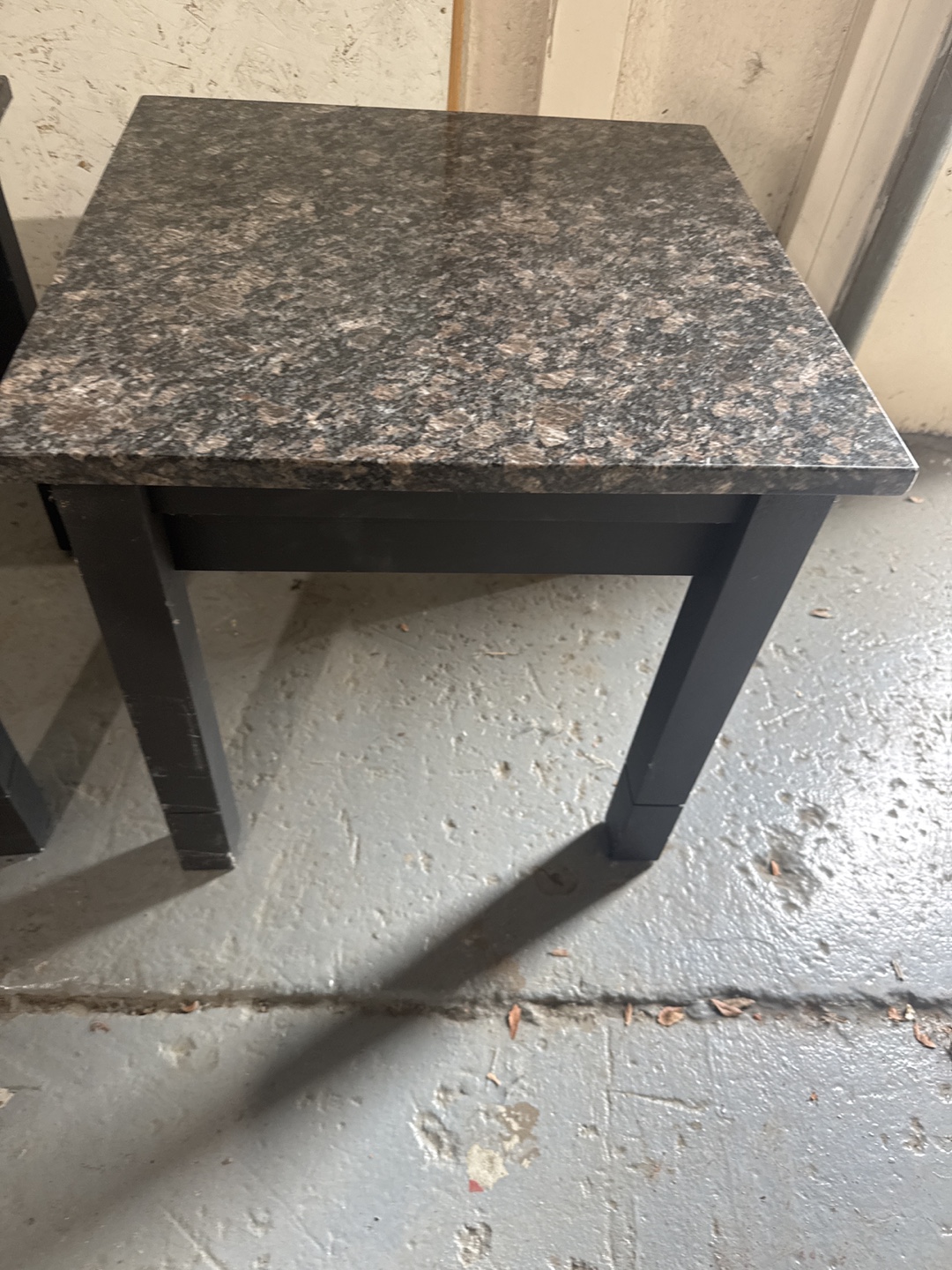 Granite Top Side Tables - photo 2