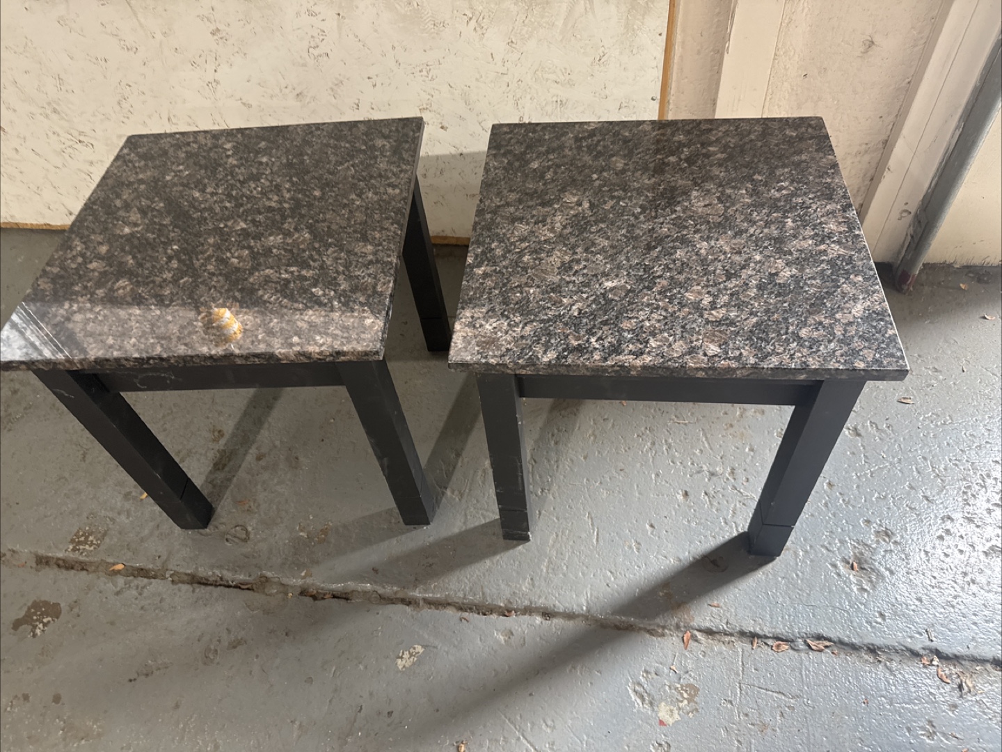 Granite Top Side Tables