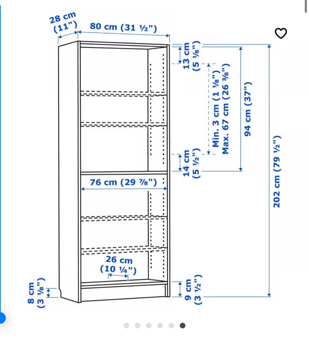ONE IKEA White Bookcase (books not included) - photo 3