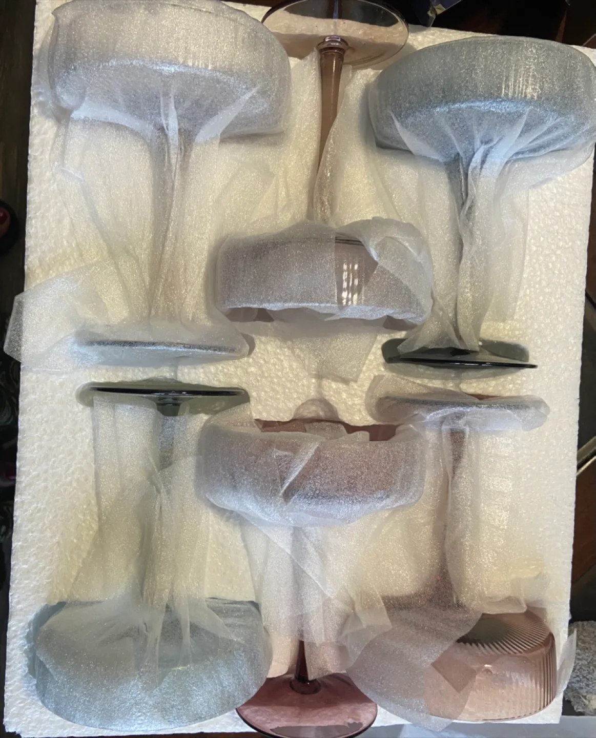 New Tonal Collection Ribbed Coupe Glasses (Set of 6) image indicator(2)