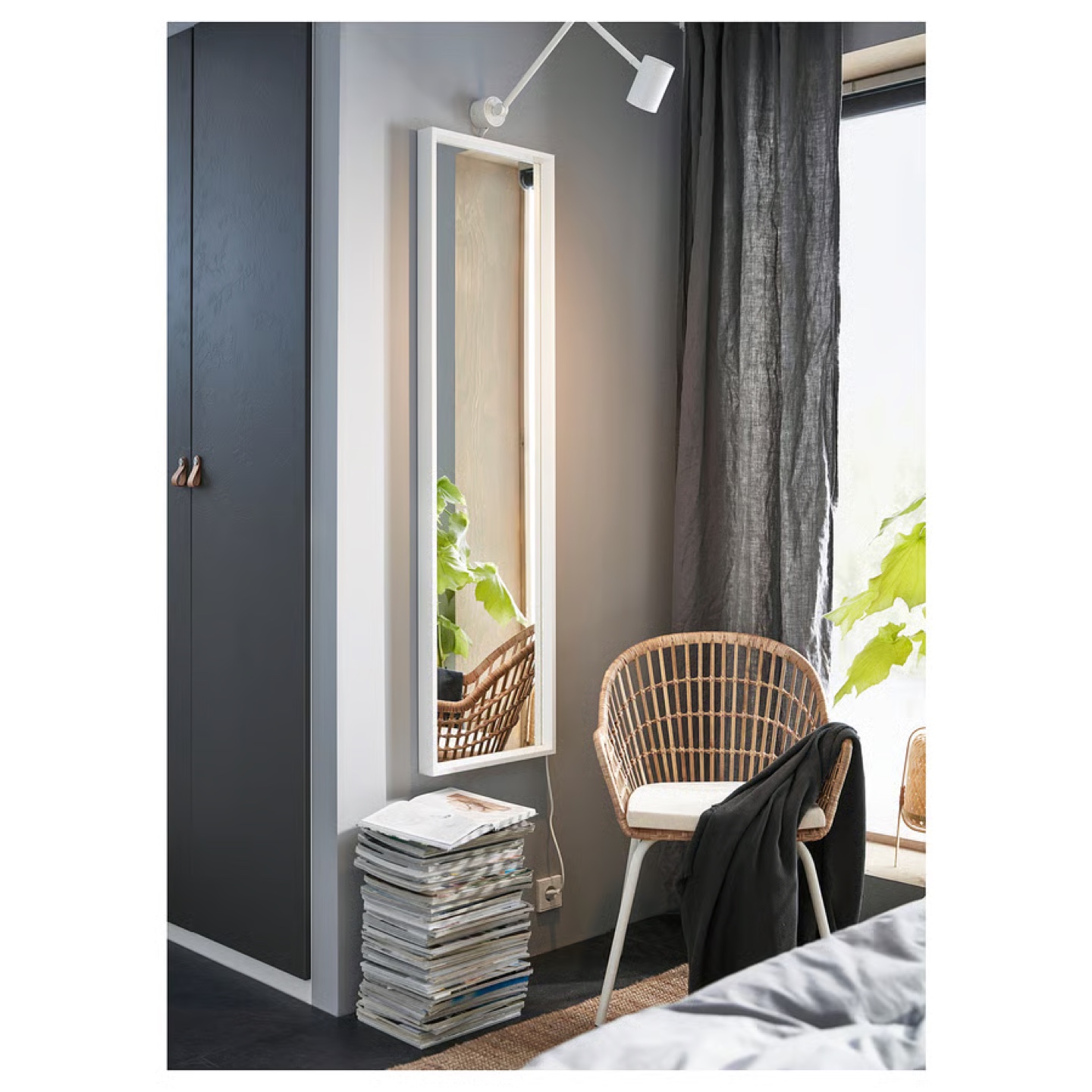 IKEA NISSEDAL Standing Mirror - photo 2