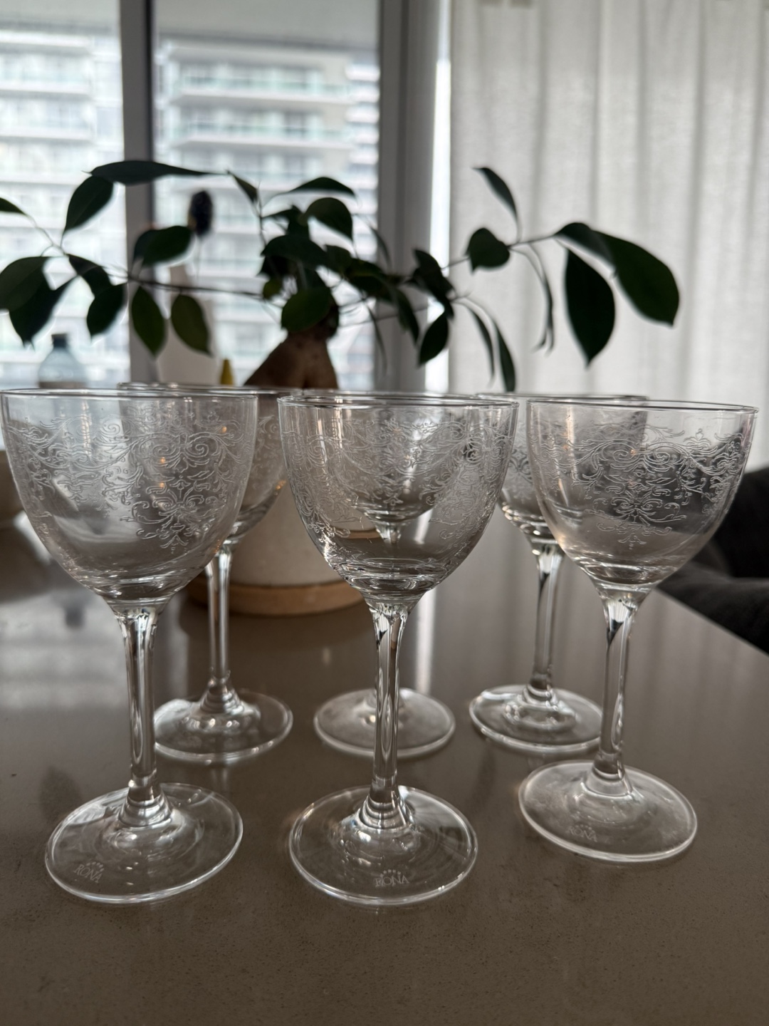 Rona Nick and Nora Glasses - Set of 6