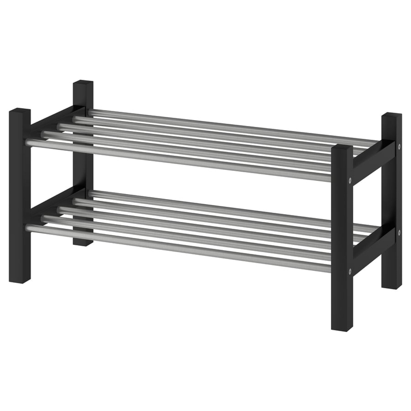 Ikea Shoe Rack - Black with shoe tray