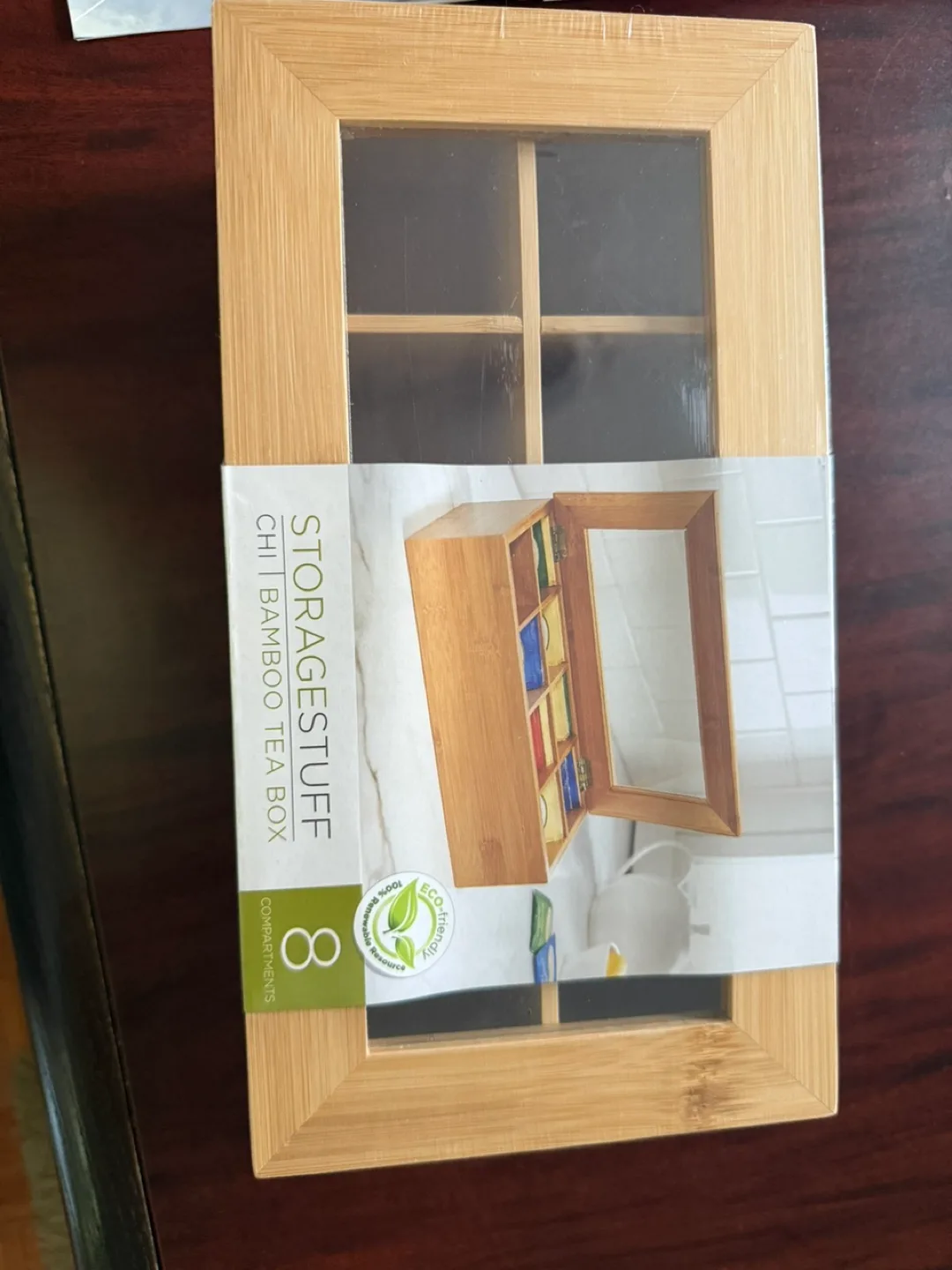 Storage Chi Bamboo Tea Box - New in Box image indicator(3)