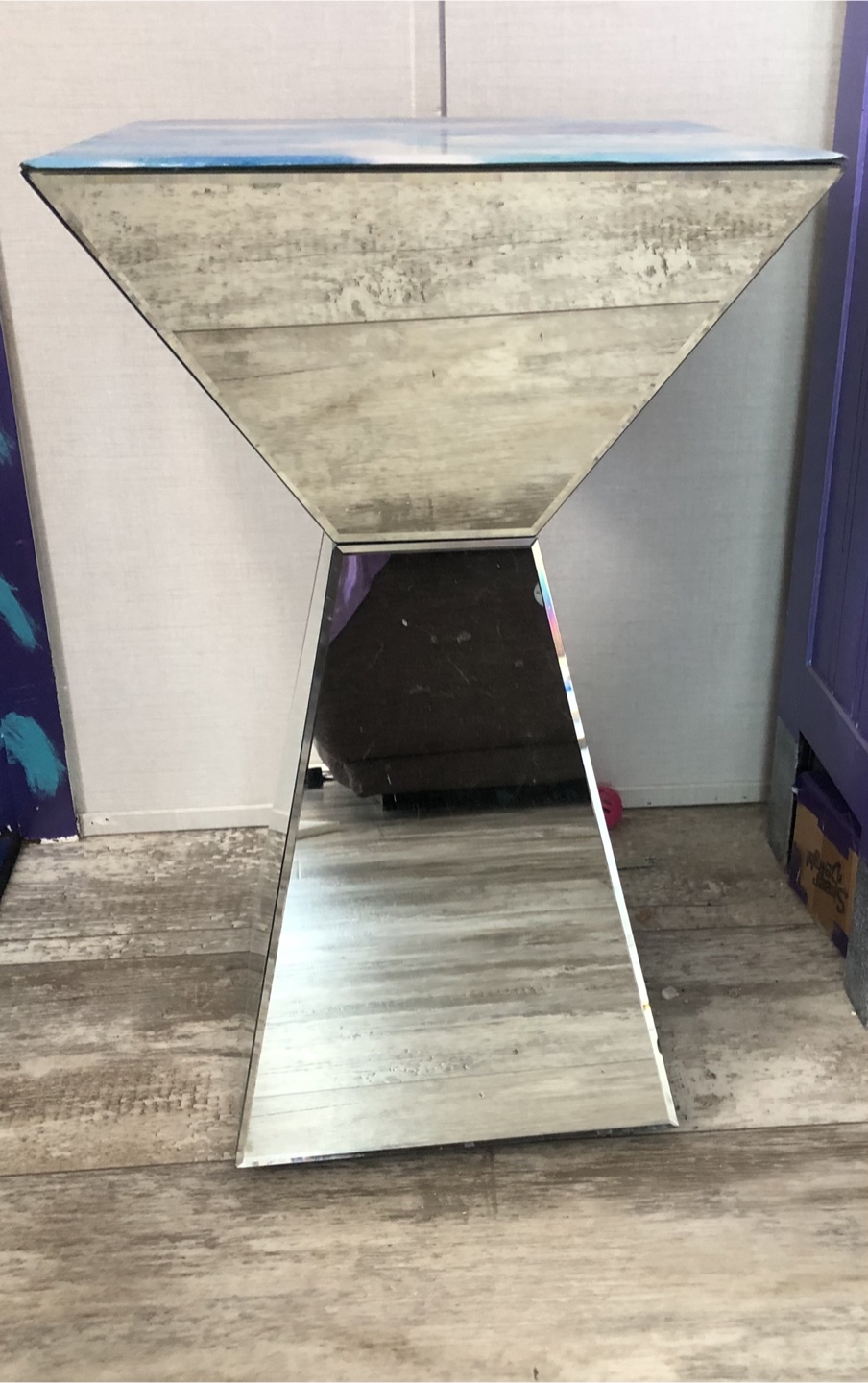 Mirrored Accent Table