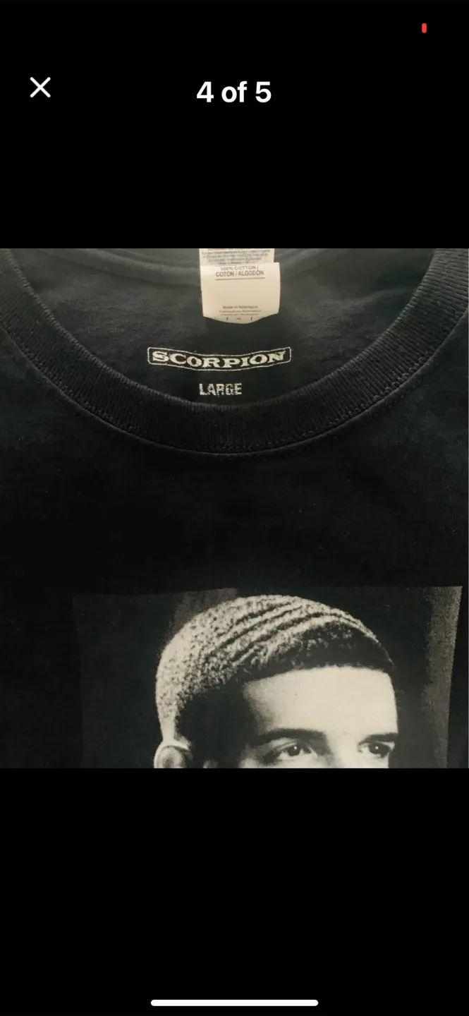 Drake Scorpion 2018 T-Shirt - Size Large image indicator(5)