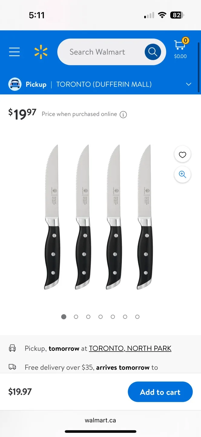 ‼️MOVING SALE‼️ Steak Knives Set of 4 thumbnail
