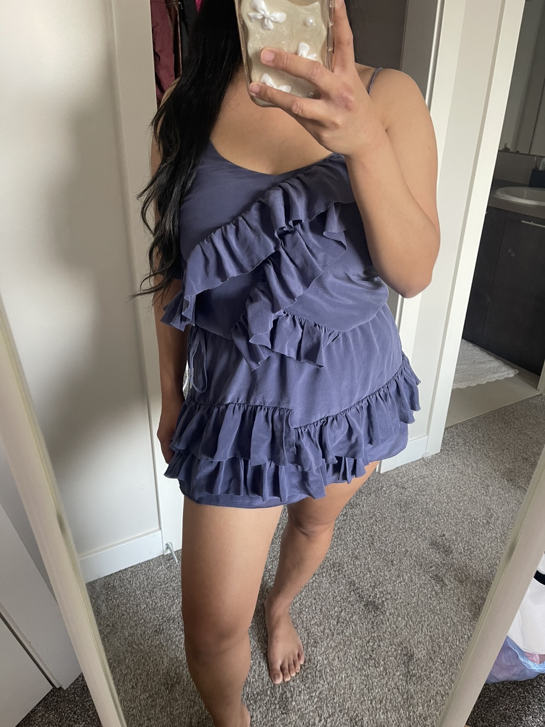Banana Republic Ruffled Mini Dress