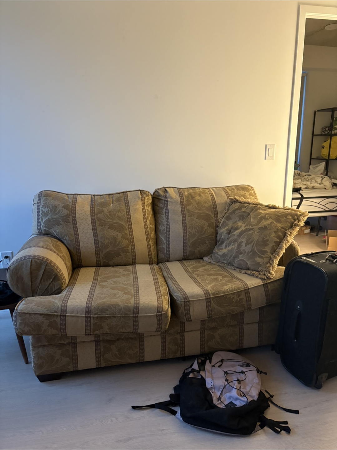 Patterned Two-Seat Sofa
