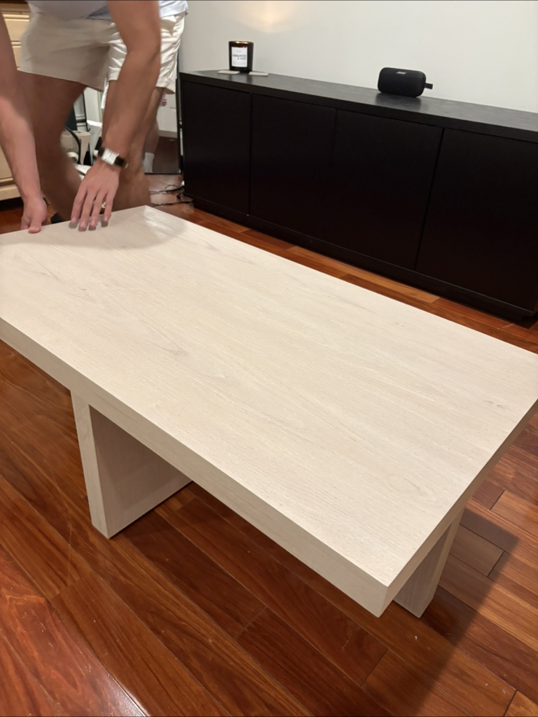 Black Desk, TV Stand, Pull Up Bar, Sofa, Coffee Table - photo 5