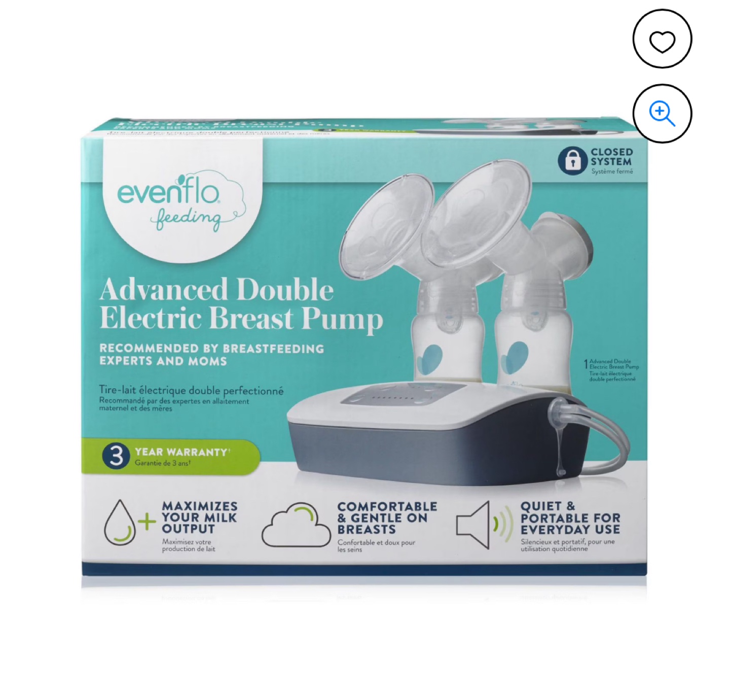 Evenflo Advanced Double Electric Breast Pump