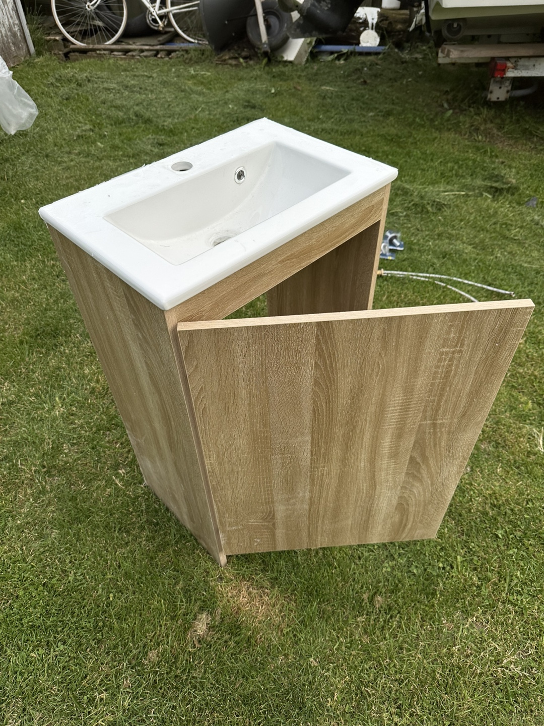Bathroom Vanity with Sink and Faucet