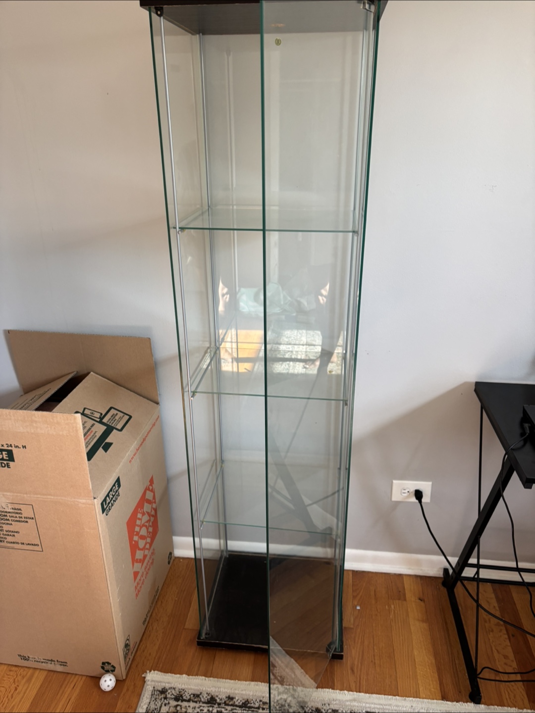 Tall Glass Display Cabinet - photo 2