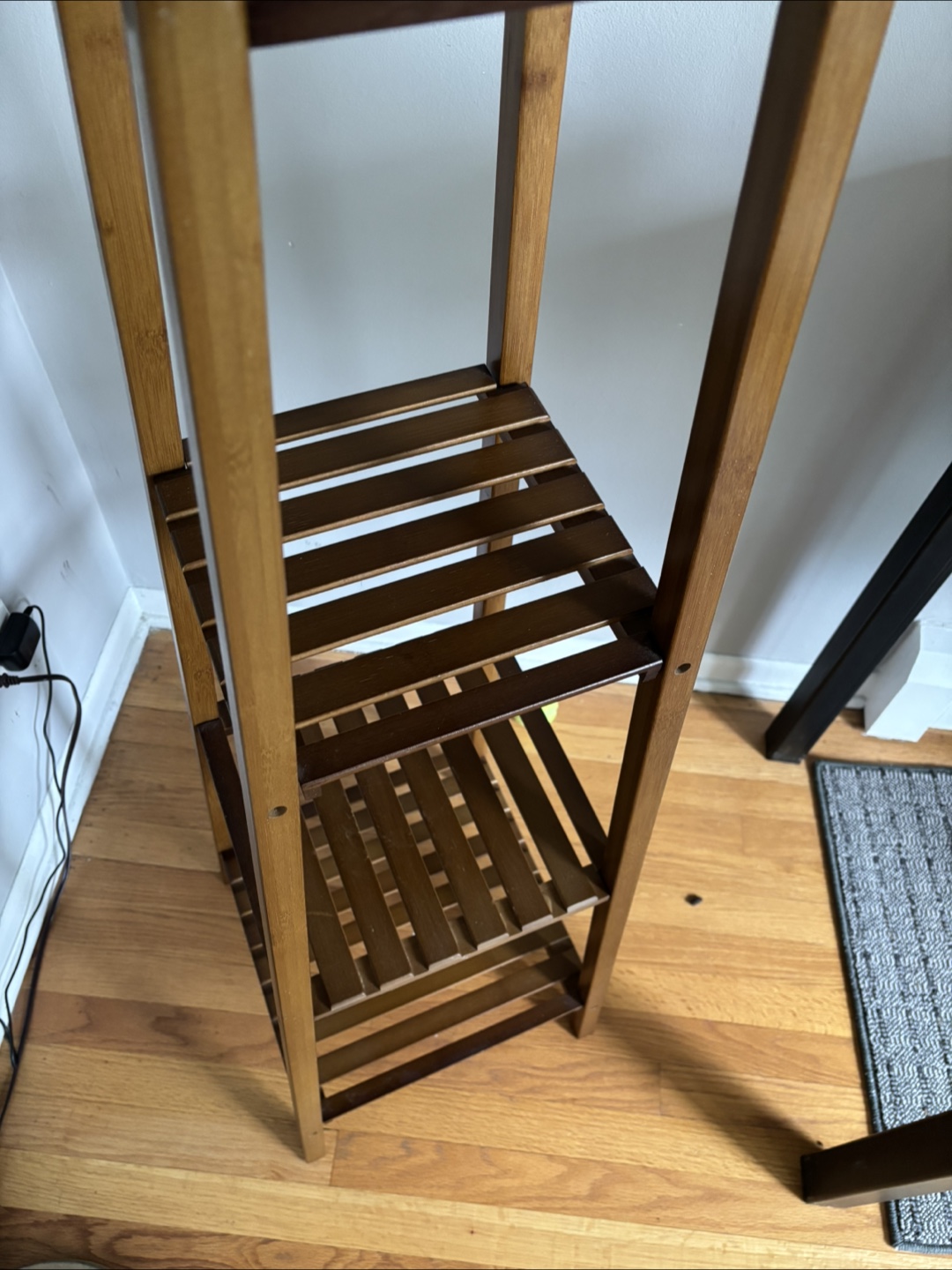 Wooden Plant Stand Shelf - photo 3
