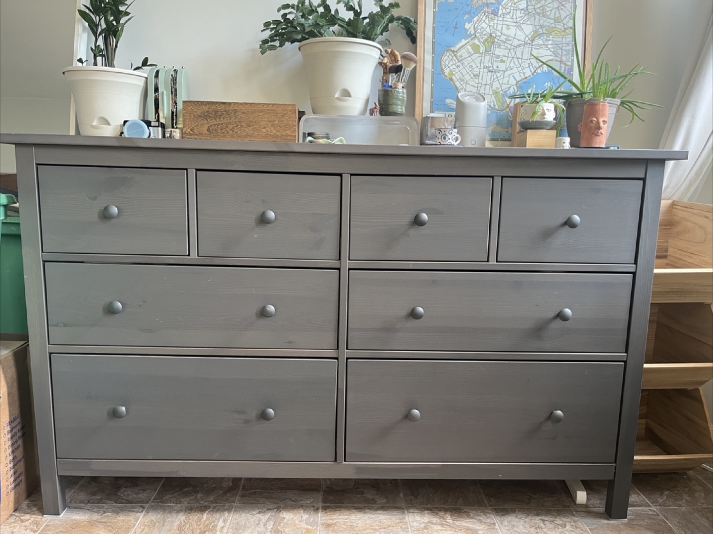IKEA Hemnes Gray Dresser