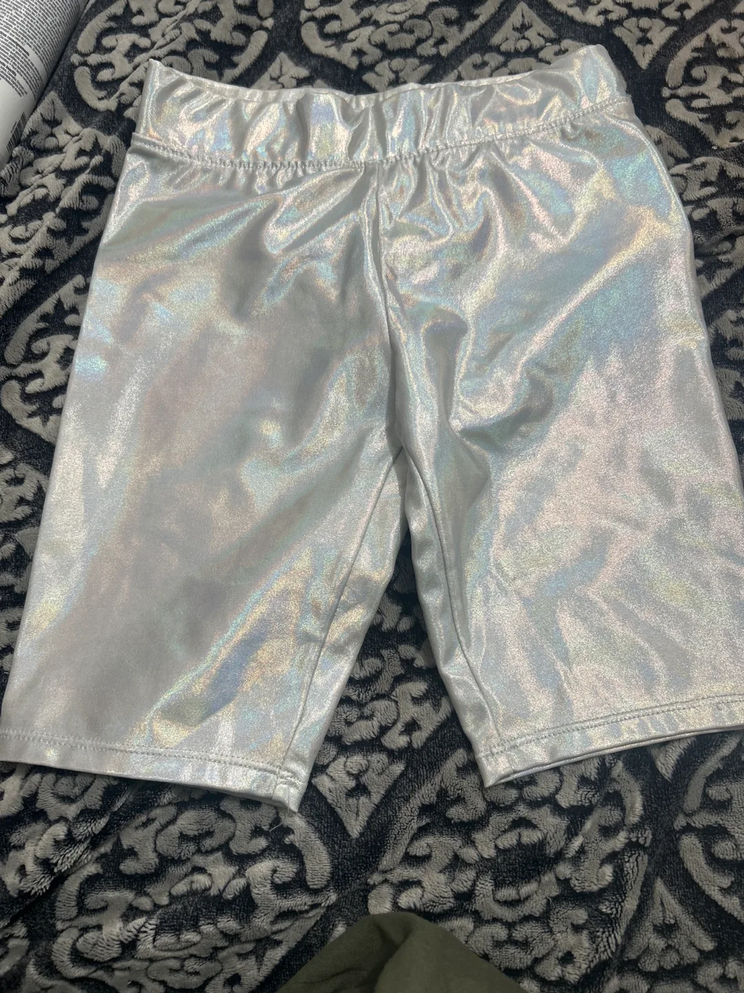 #freecycle Silver Shiny Bike Shorts thumbnail