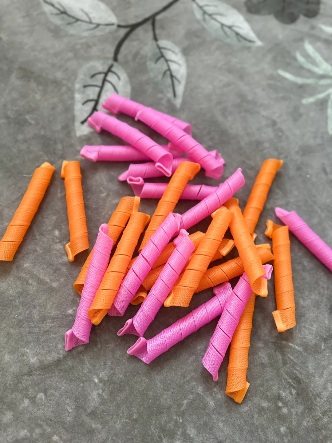 Hair Curlers - Pink & Orange thumbnail