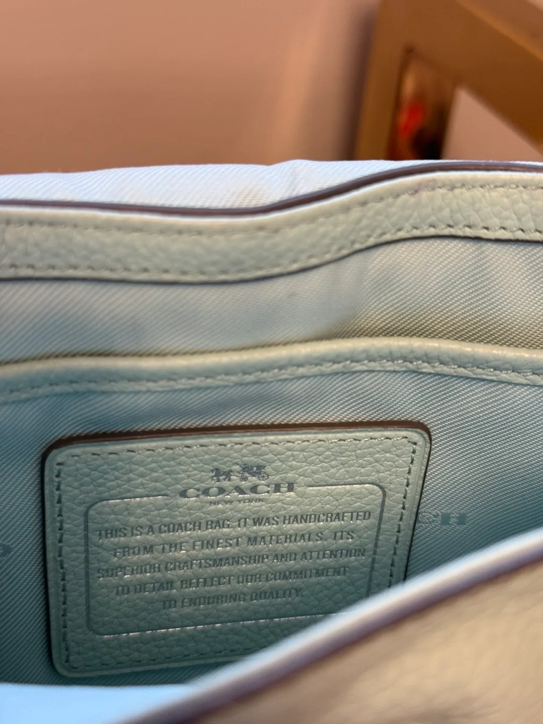 NEW Coach Crosstown Xbody Bag - seaglass pebble leather image indicator(3)